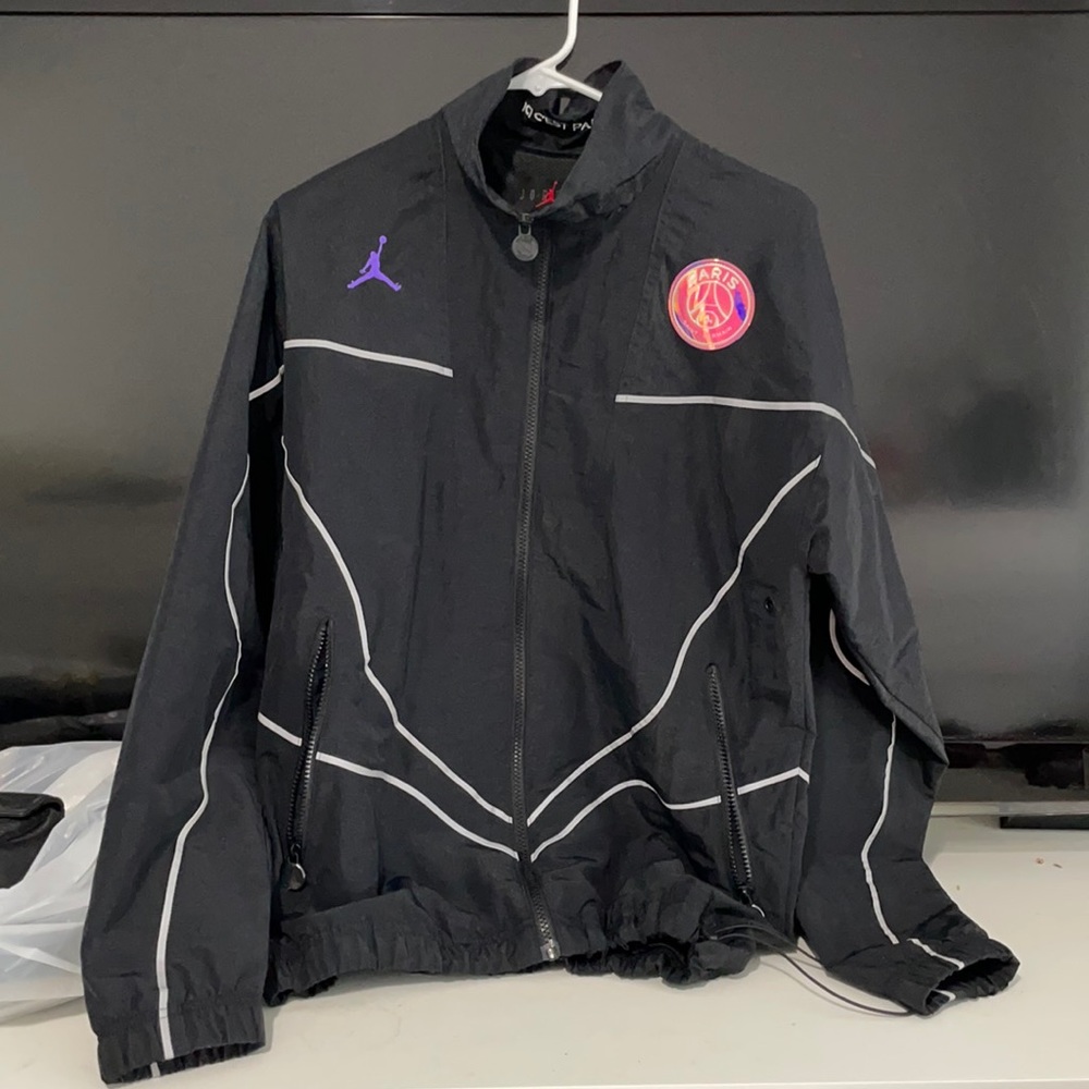 Paris saint germain windbreaker jordan jacket